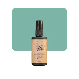 tierra pura emulsión vegetal liviana para el rostro - ama