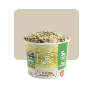 too good helado de matcha