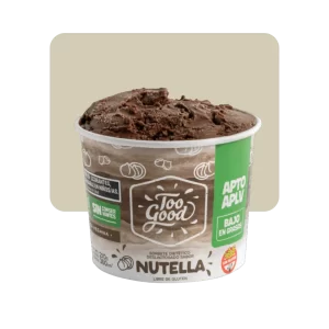 too good helado de nutella