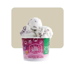 too good linea clásica helado de frutos rojos