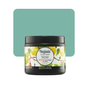veganis exfoliante corporal peras y macadamias