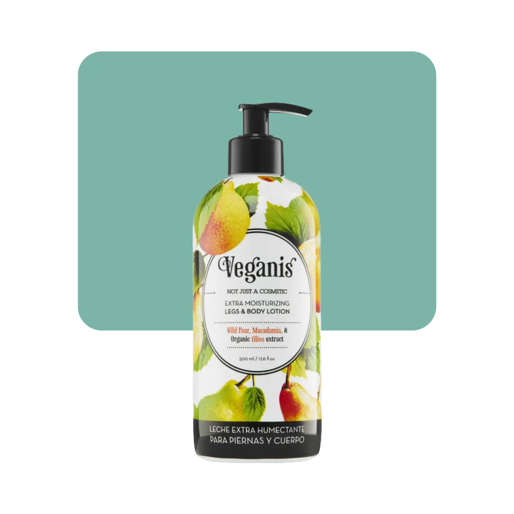 veganis leche humectante pera silvestre y macadamias