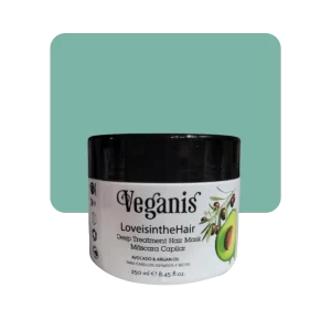 veganis máscara capilar palta y argán oil