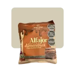 vento alfajor de almendras con dulce de leche