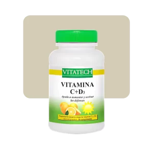 vitatech vitamina c+d3