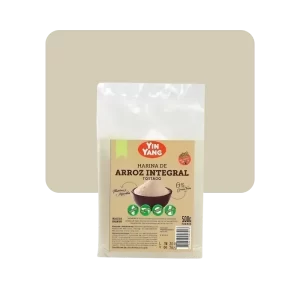 yin yang harina de arroz integral tostado