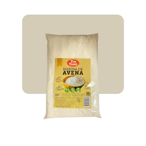 yin yang harina de avena