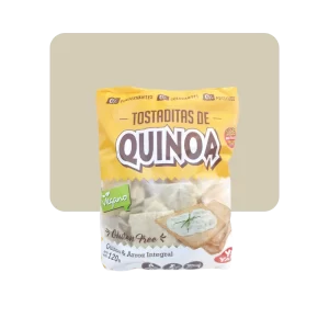 yin yang tostaditas de quinoa veganas