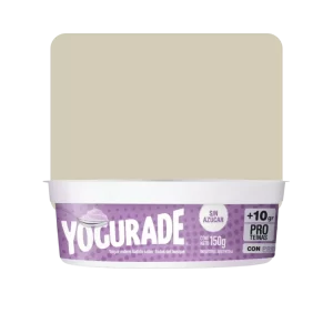 yogurade yogur entero sabor frutos del bosque