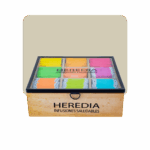 heredia caja de te madera