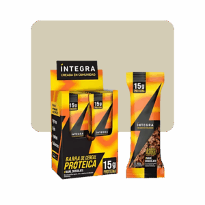 integra barra de cereal proteica maní y chocolate por caja