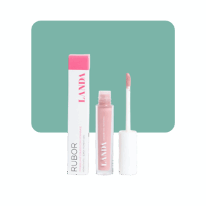 landa rubor maquillaje líquido con vit e rose