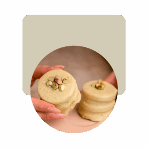 berraca alfajor triple pistacho