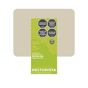 del turista chocolate con leche con pistacho