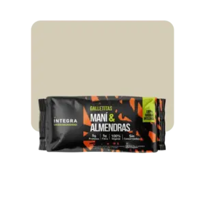integra galletitas de maní y almendras 70gr