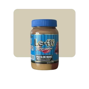 le fit pasta de maní con frambuesas naturales 360gr
