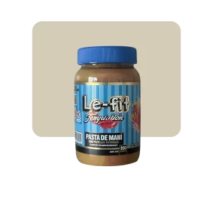 le fit pasta de maní con frutillas naturales 360gr