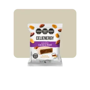 celienergy alfajor cacao y maní