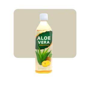 aloe vera bebida sabor ananá
