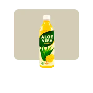 aloe vera bebida sabor mango