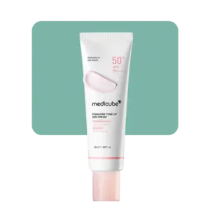 medicube pdrn pink tone up sun cream 50ml