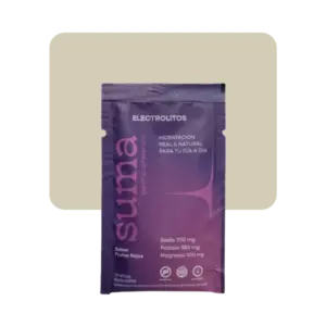 suma monodosis de electrolitos sabor frutos rojos 9gr
