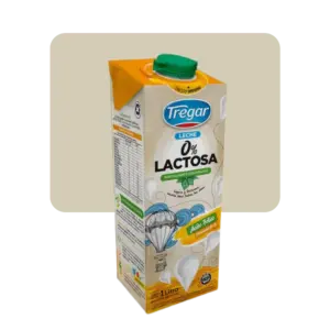 tregar leche 0% lactosa 1lt
