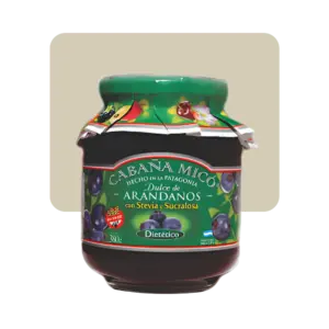 cabaña mico dulce de arándanos dietético 380gr