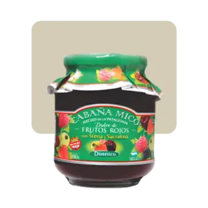 cabaña mico dulce de frutos rojos dietético 380gr