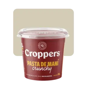 croppers pasta de maní crunchy 300gr