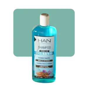 han shampoo semillas de lino humectante 500ml