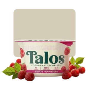 talos yogur griego sabor frambuesa 180gr