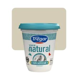 tregar yogur natural sin endulzar 280gr