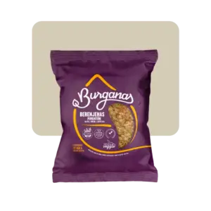 burganas medallones de arroz yamani y berenjenas pimentón 460g