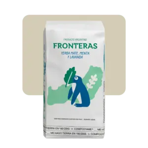 fronteras yerba mate menta y lavanda 500gr