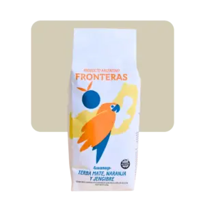 fronteras yerba mate naranja y jengibre 500gr