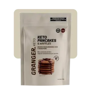granger premezcla keto pancakes & waffles sabor chocoate 200gr