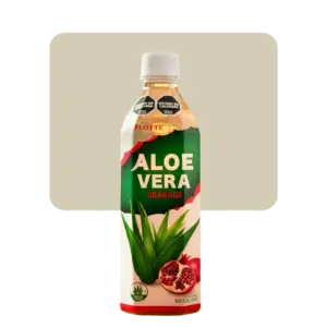 lotte aloe vera bebida sabor granada 500 ml