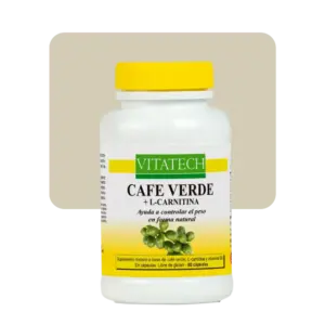 vitatech cafe verde + l carnitina 60c
