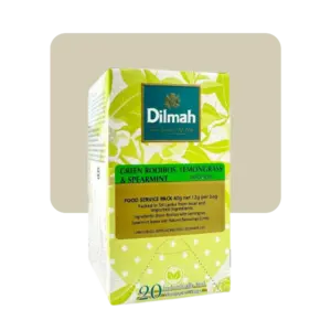 Dilmah Rooibos Verde, Lemongrass, Menta y Lima 20s
