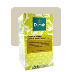 Dilmah Rooibos Verde, Menta y Jengibre 20s