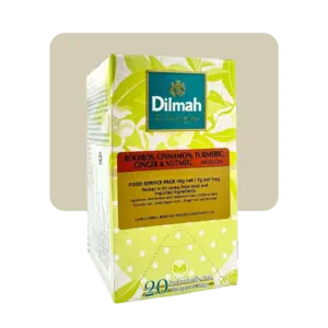 Dilmah Rooibos Rojo, Canela, Cúrcuma, Jengibre 20s