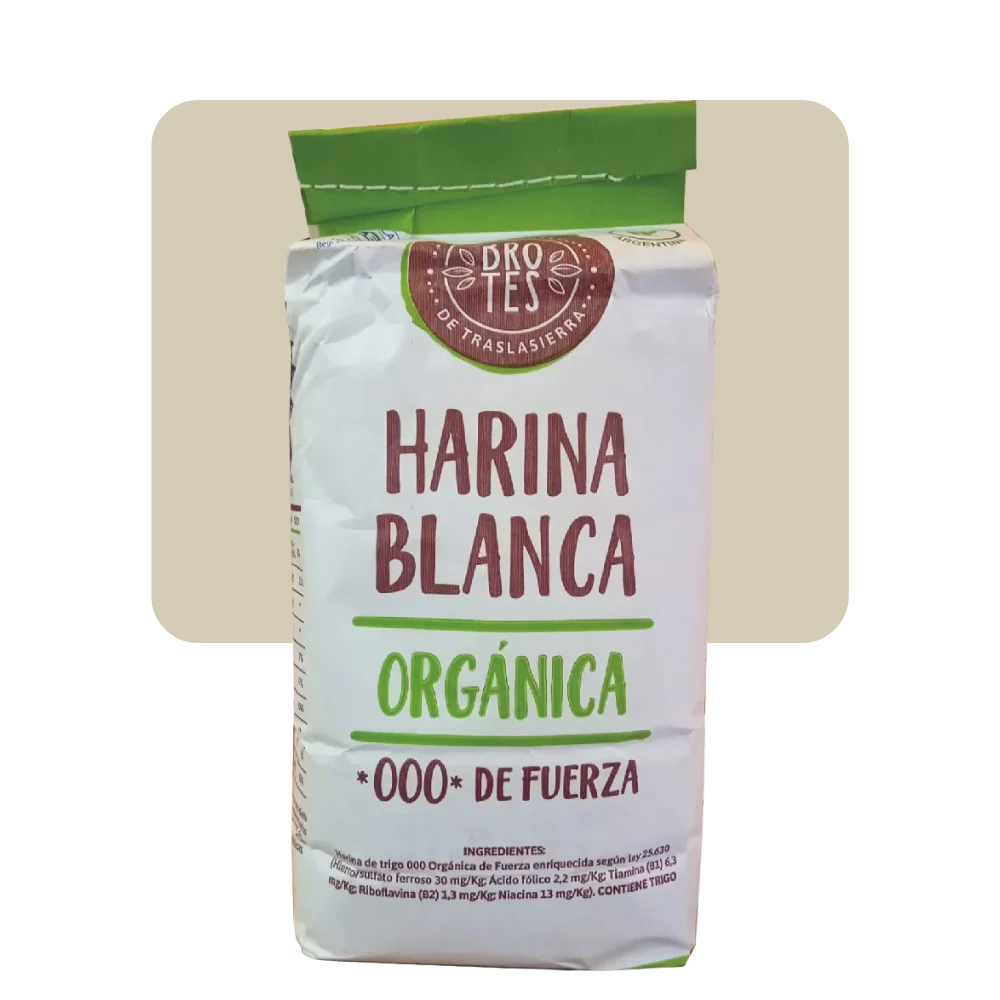 brotes harina blanca orgánica 000 1kg