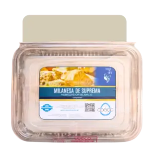 coeco milanesa de suprema rebozador blanco