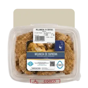 coeco milanesa de suprema rebozador integral
