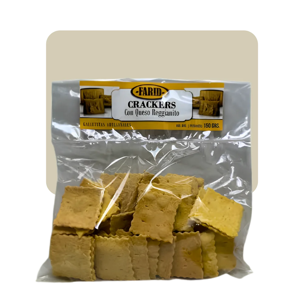 farid crackers con queso reggianito 150gr