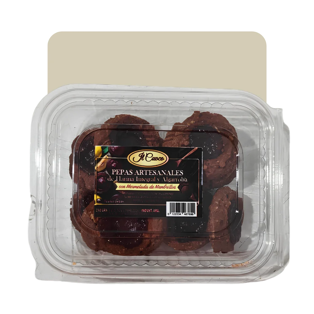 ilcuoco pepas membrillo algarroba integral 250gr