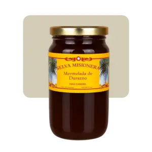 selva misionera mermelada de durazno 460g