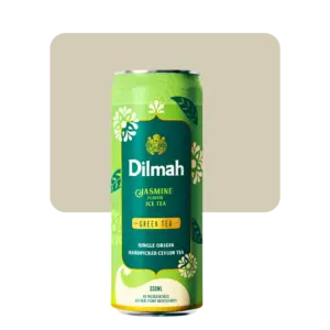 dilmah jasmine flavor ice tea green tea 330ml