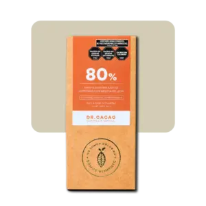 dr cacao 80% sin azúcar con melena de león